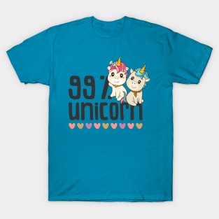 99% unicorn T-Shirt